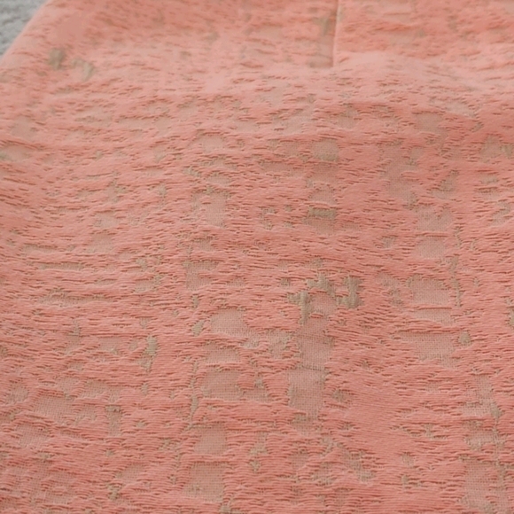 Gold and orange pencil skirt - Picture 3 of 4